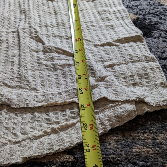 Free People Juicy Long Sleeve Women's Waffle Mock Longsleeve Size Xs Stone Cold - Picture 5 of 10